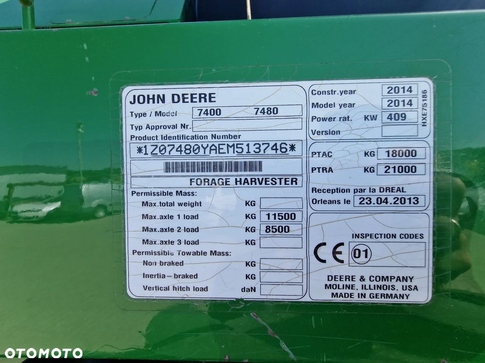 John Deere 7480prodrive, kemper 360plus - 4