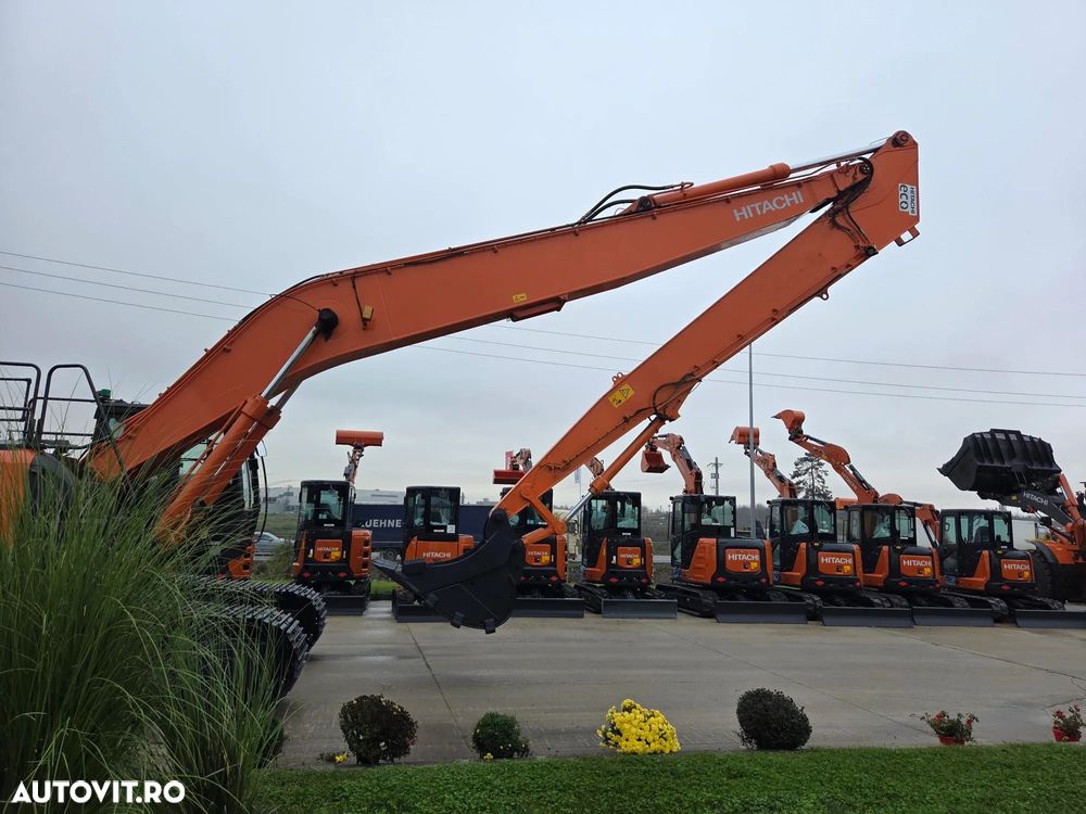 Hitachi BRATE LUNGI la 22m, cupa 1mc, 39 tone, HITACH ZX350LC-6, 2019, 7.452h, Consum mediu 21l/h, camera spate si laterale, Inst hydr pe brate, Cupa taluz, Lant 80% ok, Contragreutate, 284CP, posibilitate leasing, STARE FOARTE BUNA-PROMOTIE 179.900 EUR+Tva - 7