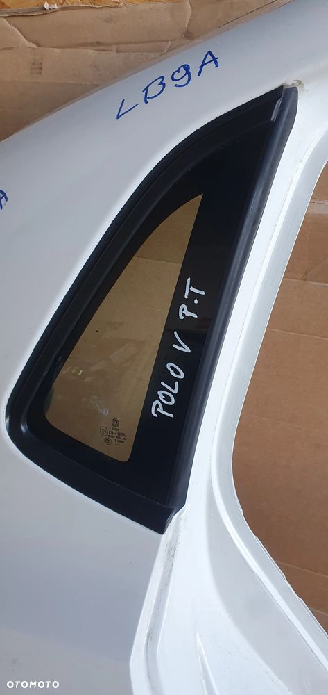 Szyba prawy tył tylna prawa karoseryjna VW Polo V 6R 5D AS2 09r - 3