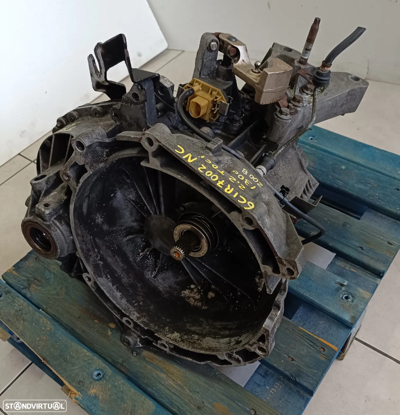 Motor Ford Transit 2.2TDCI 130cv QWFA - caixa 5 velocidades 6C1R-7002-NC centralina 8C11-12A650-CE - 4HV 4HU 4HH - 13