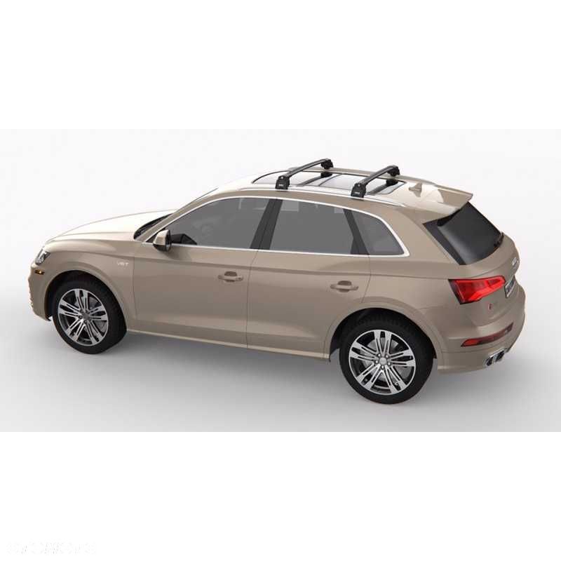 Bagażnik dachowy Audi Q7 SUV 2016 do 2024 bazowy belki relingi auto - 2