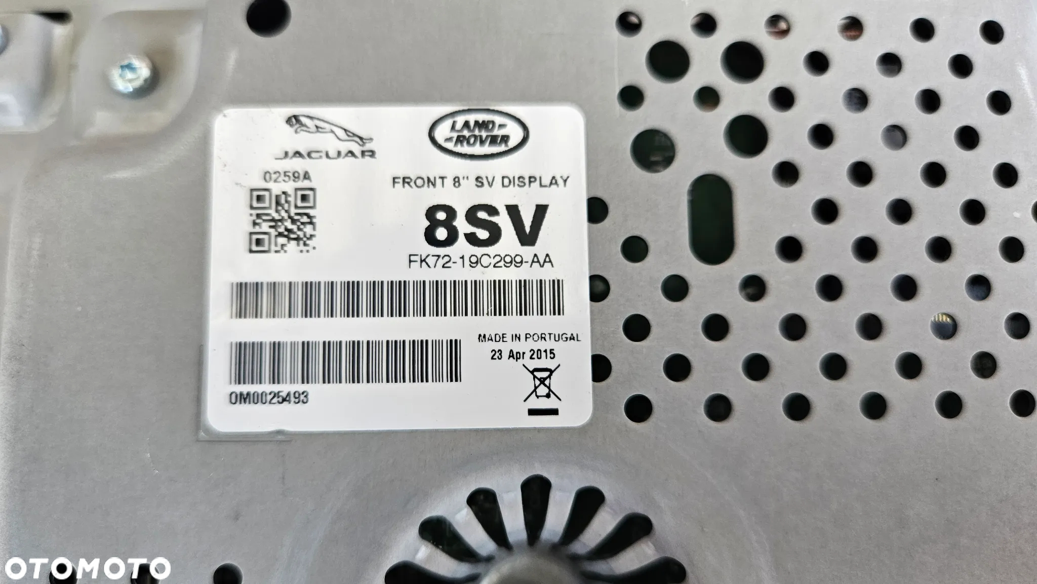 Jaguar XE X760 Wyświetlacz nawigacji Monitor navi FK72-19C299-AA - 5