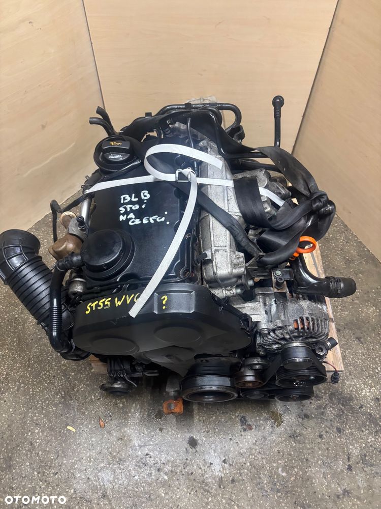 BLB kompletny NA CZESCi głowica  silnik Audi A4 / A6 2.0 TDI 140KM / 103kW Silnik Blb stoi na części głowica turbina wtrysk wtryski alternator kolektor pompa tłok miska - 2
