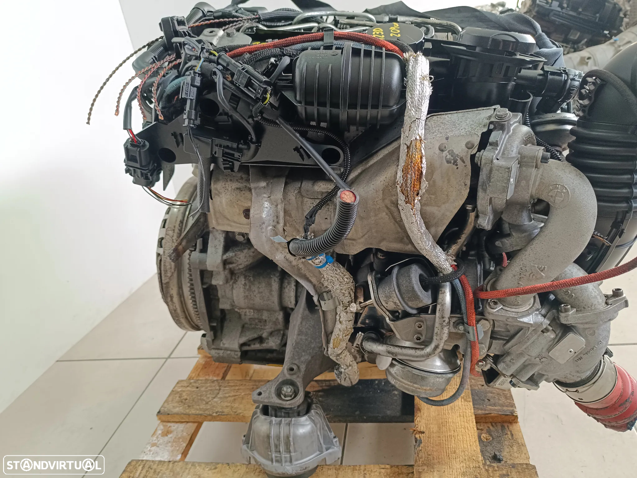 Motor BMW 123D bi-turbo 204cv  N47 caixa 6 velocidades GS6-53DZ JGG - 4