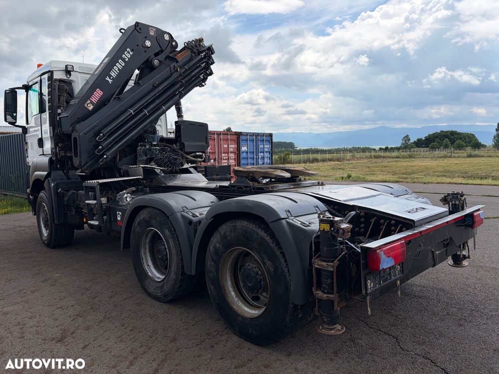 MAN TGS 33.420 Cap tractor 6x6 (cardan), macara Hiab 10 tone - 8
