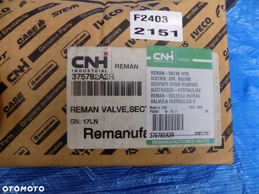 sekcja rozdzielacza hydraulicznego zawór hydrauliczny 375782a2r case 580 580sm 590sm - 3