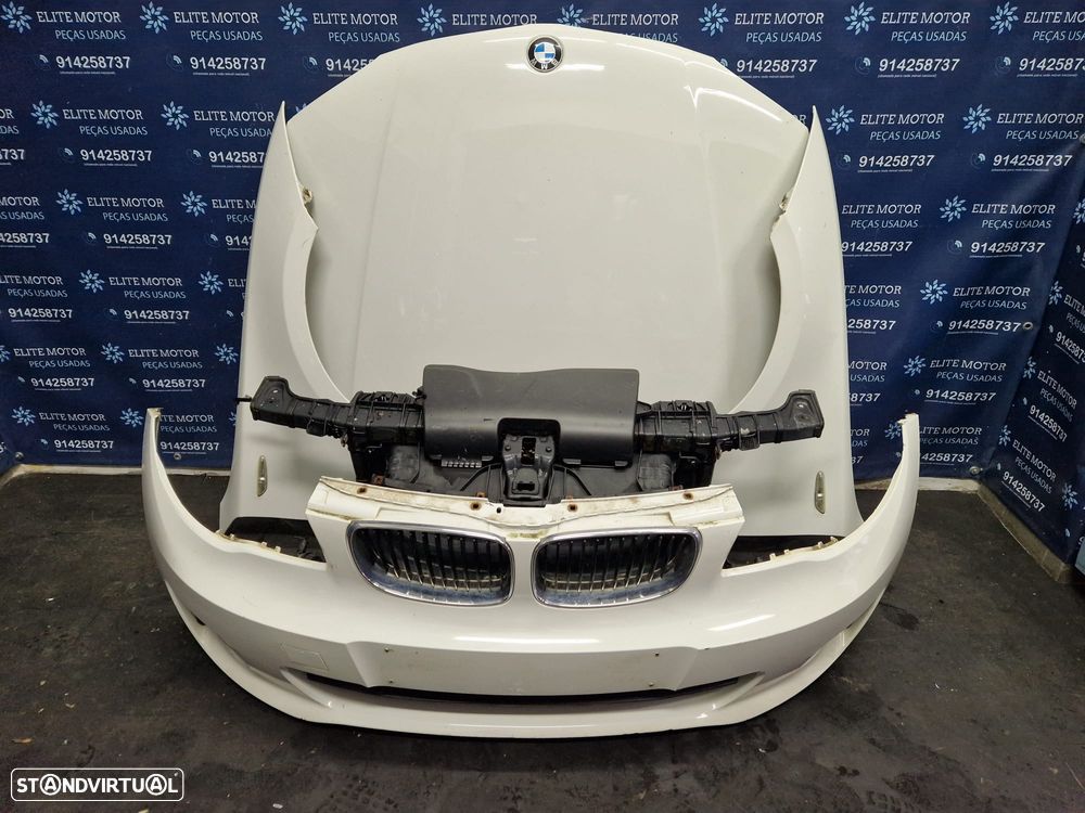 Frente completa usada BMW SERIE 1 LCI E88 E82 CABRIO COUPE 118D capot parachoques oticas guardalamas - 3