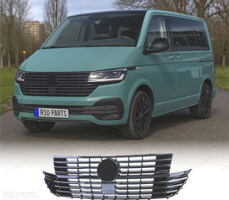 GRELHA VOLKSWAGEN VW MULTIVAN T6.1 19-24 PRETA - 1