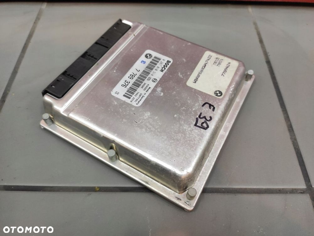 BMW E39 MODUŁ STEROWNIK SILNIKA KOMPUTER ECU 7789376 ORYGINAŁ - 2
