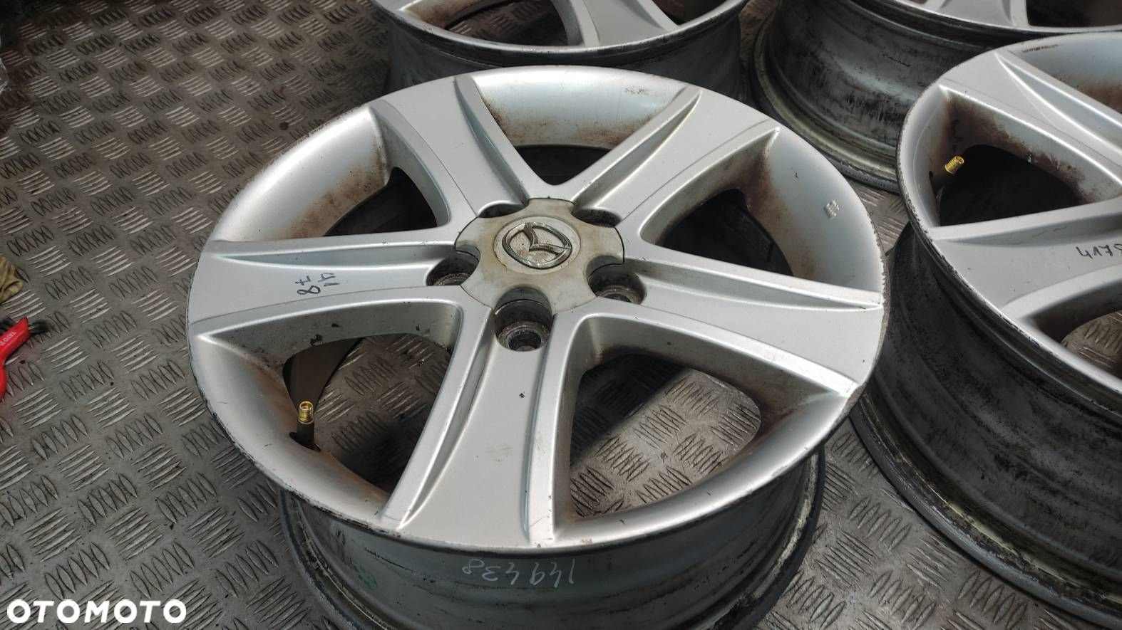 FELGA ALUMINIOWA 4 SZT MAZDA 16X7J ET55 5X114,3 - 13