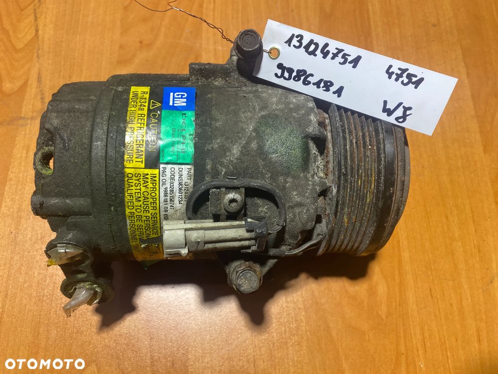 KOMPRESOR SPRĘŻARKA KLIMATYZACJI OPEL ASTRA 13124751 WJ 9986181