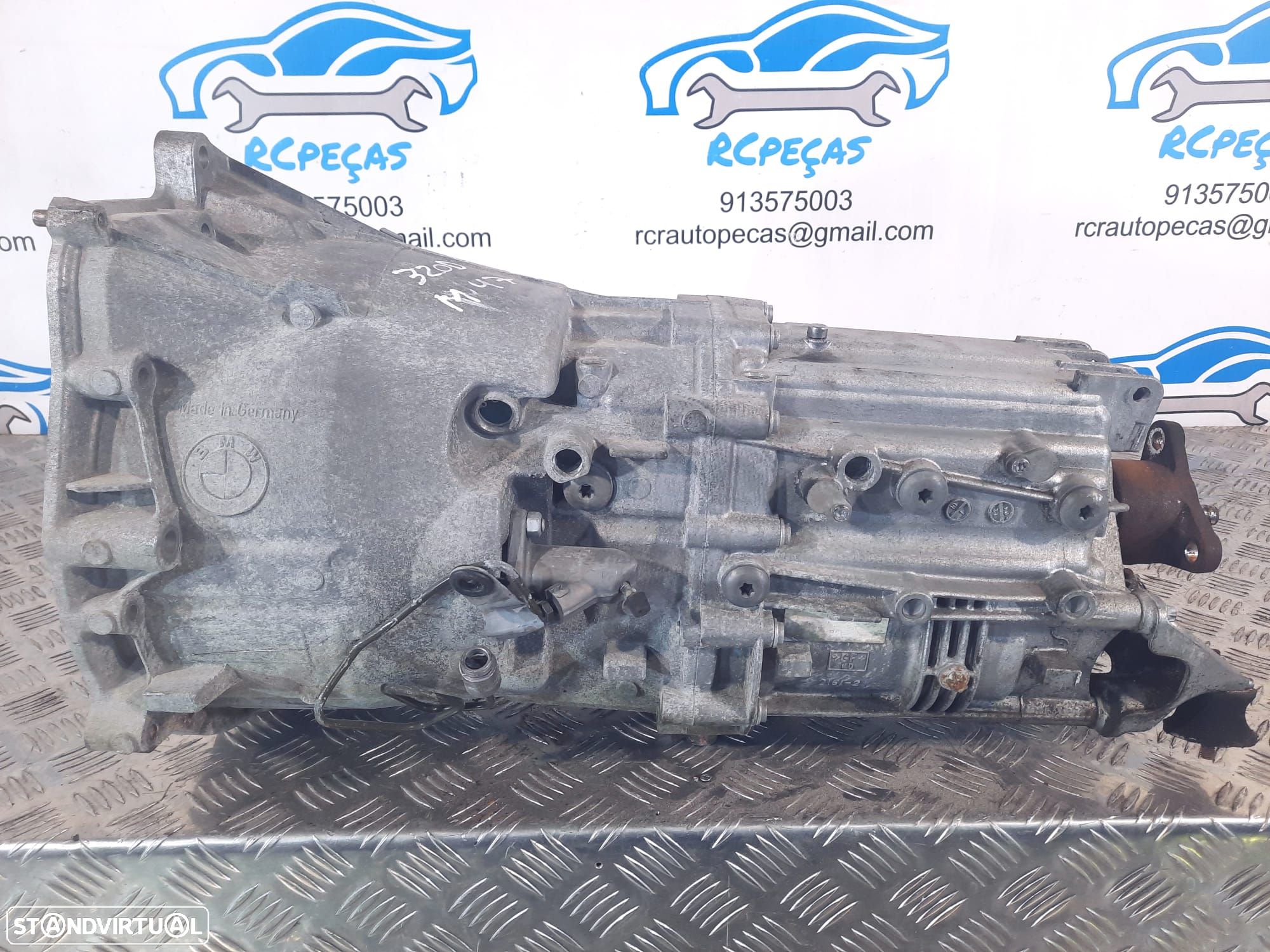 CAIXA 6 VELOCIDADES MANUAL ZF BMW SERIE 3 E90 320D 2.0D 16V 163CV M47D20 204D4 HED 23007525137 7525137 GS6-37DZ-HED GS637DZ E46 E91 TOURING SERIE 1 E87 SERIE 5 E60 SEDAN E61 TOURING - 1