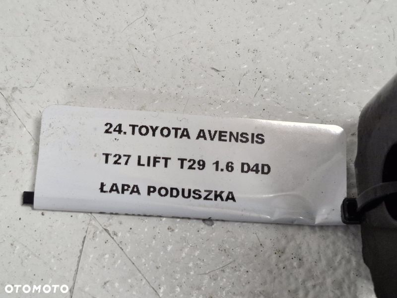 TOYOTA AVENSIS T27 LIFT T29 1.6 D4D ŁAPA PODUSZKA SILNIKA PRZÓD PRZEDNIA - 6