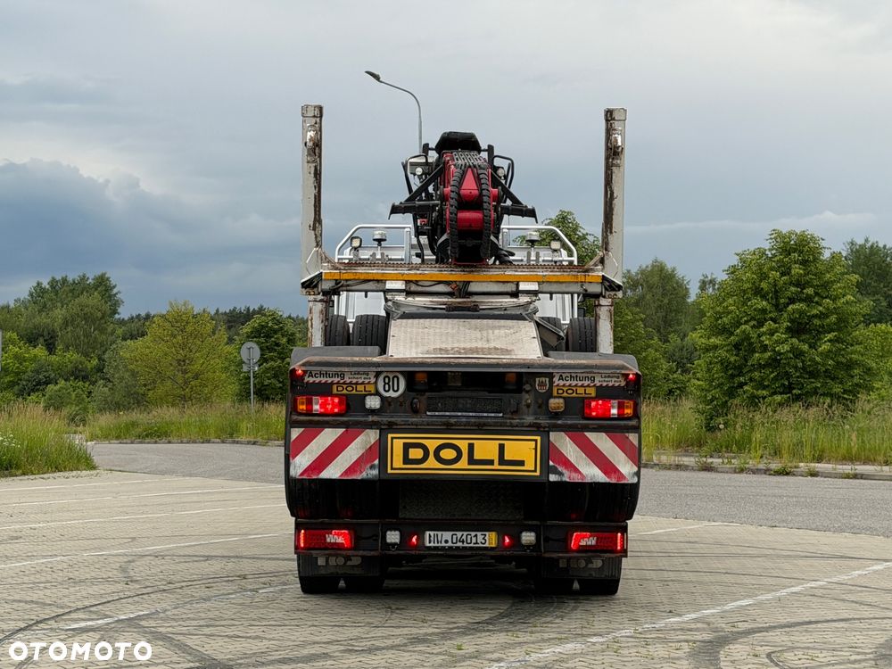Scania 590R V8 z palfinger s270L z Niemiec od właściciela 2021/22 perfekcyjny stan do drewna drzewa dłużyce z wózkiem DOLL 6x4 ASO SCANIA KONTRAKT - 9