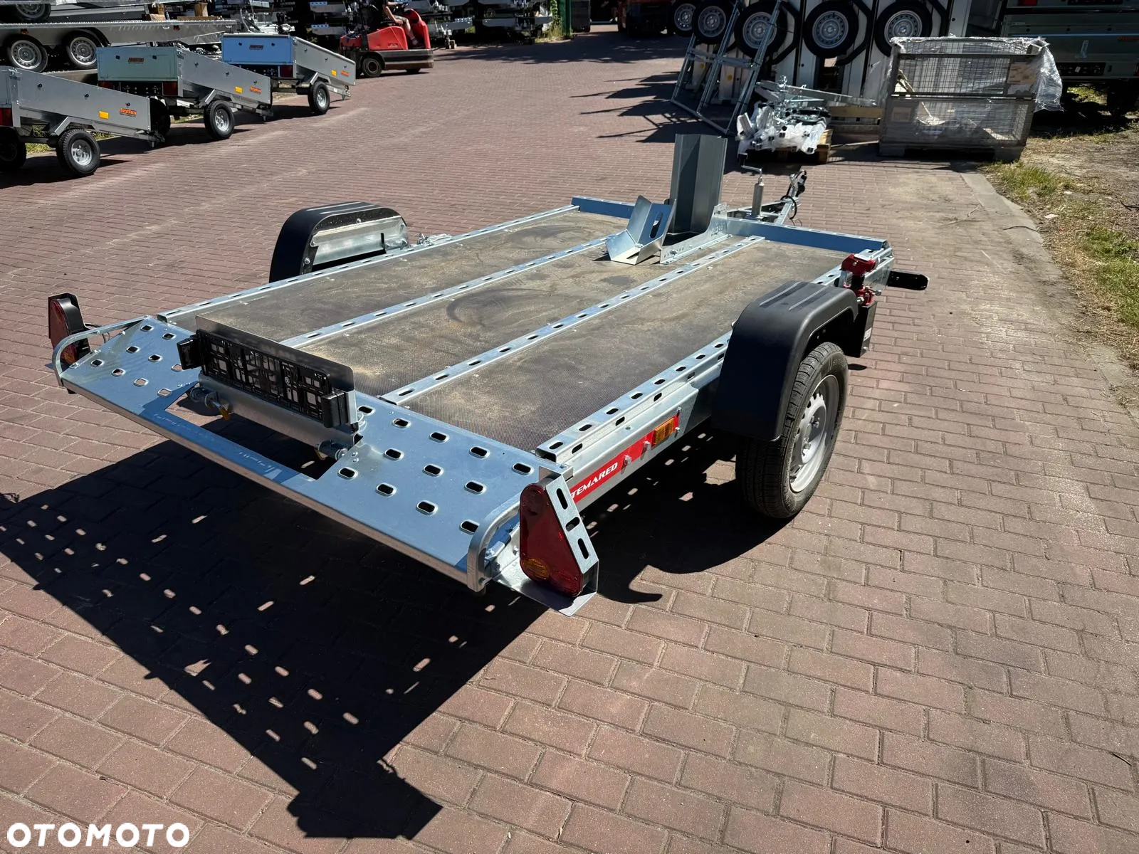 TEMARED Przyczepa MOTO-QUAD 246x160 uchylna hydraulicznie uniwersalna moto quad traktorek atv - 5