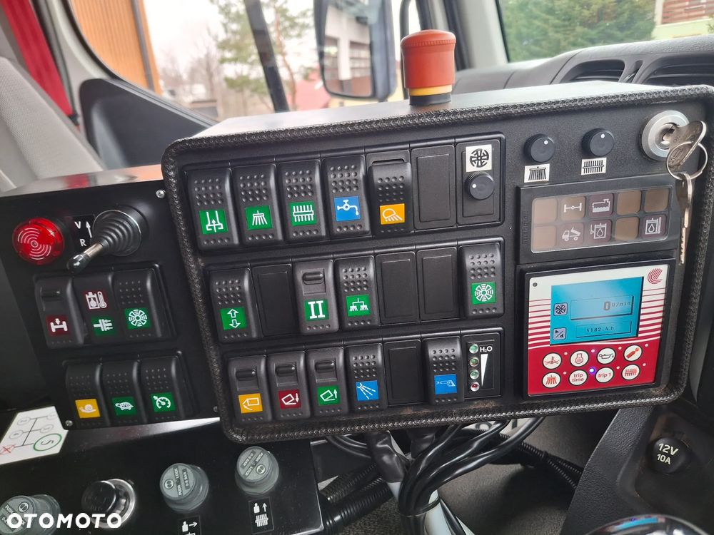 Renault D12 Midlum Zamiatarka SEMAT Zoeller FAUN Euro 6 Szczotki L/R Karcher Listwy Ciśnieniowe Mycie Jezdni PM 2.5 PM 10 2017r - 16