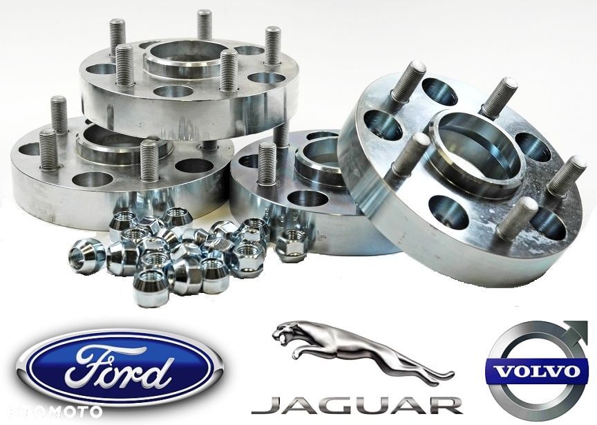 DYSTANSE ADAPTERY DO FELG Ford Mondeo Focus Kuga Jaguar 5x108 NOWE! FVAT! Wysyłamy - 1