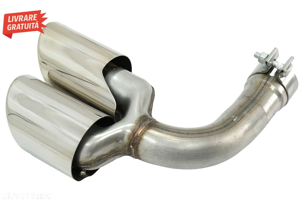 Ornamente Evacuare Porsche Cayenne 9Y0 SUV 3.0 (2018-up) Crom- livrare gratuita - 5