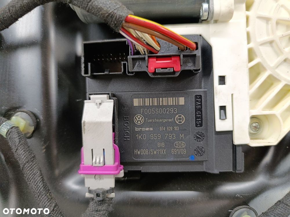 PODNOŚNIK SZYBY LEWY PRZÓD VW PASSAT B6 3C1837755G 1K0959793M BOSCH - 6