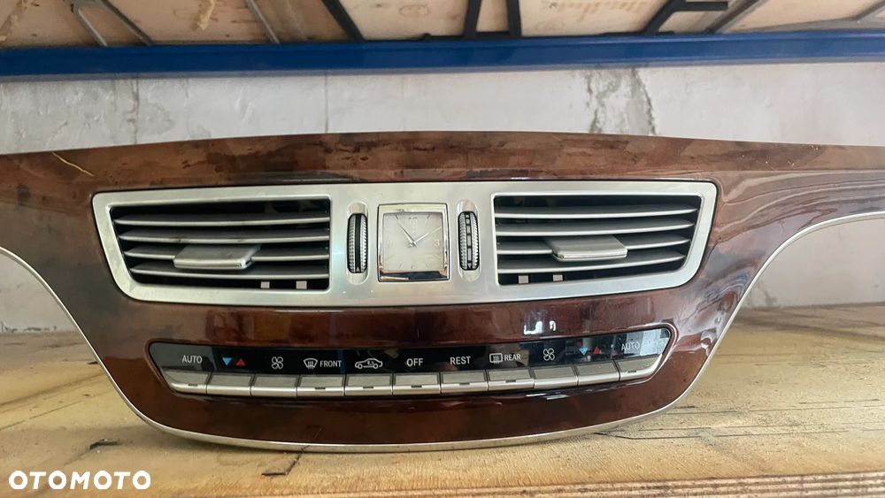 MERCEDES S W221 PANEL KLIMATYZACJI NAWIEWU DEKOR - 3
