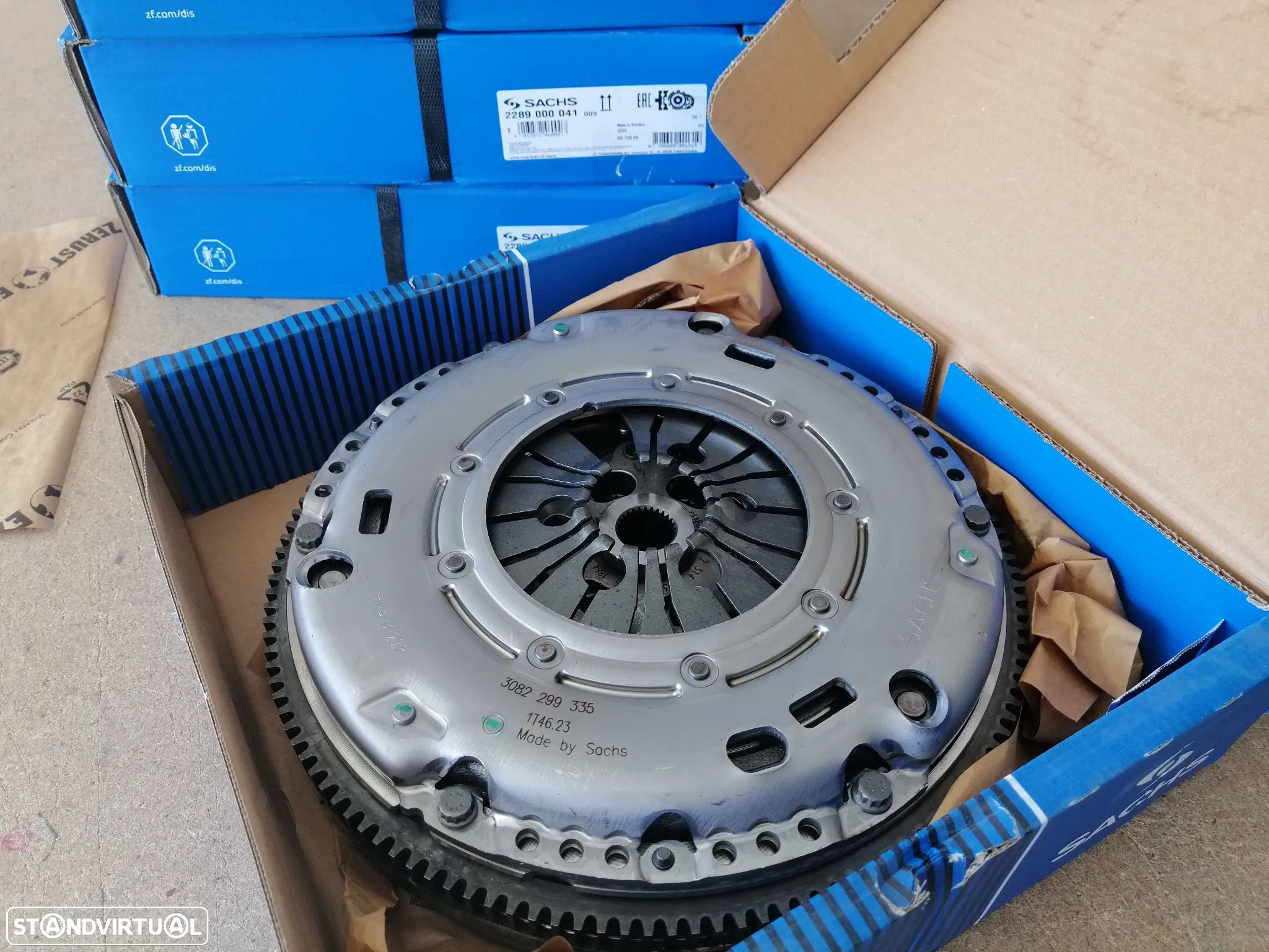 Volante Bimassa com disco e prensa Embraiagem Sachs Vw Golf IV Audi A3 1.9 Tdi 110CV AHF ASV ATD AXR AGR ALH - 1