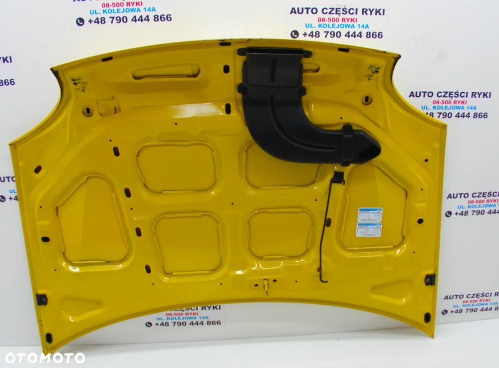 Renault Kangoo Maska Pokrywa Silnika żółta - 6