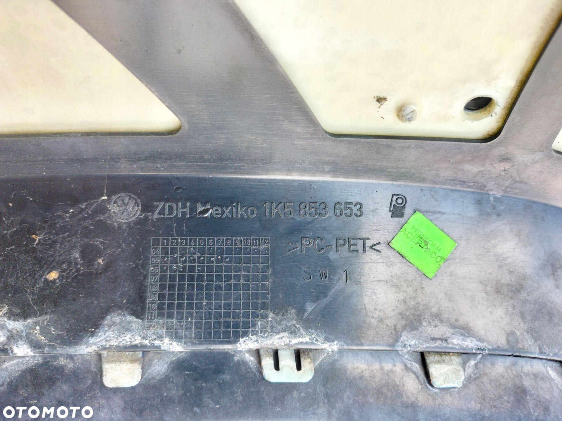 GRILL ATRAPA VW GOLF V GT 1K5853653 - 7