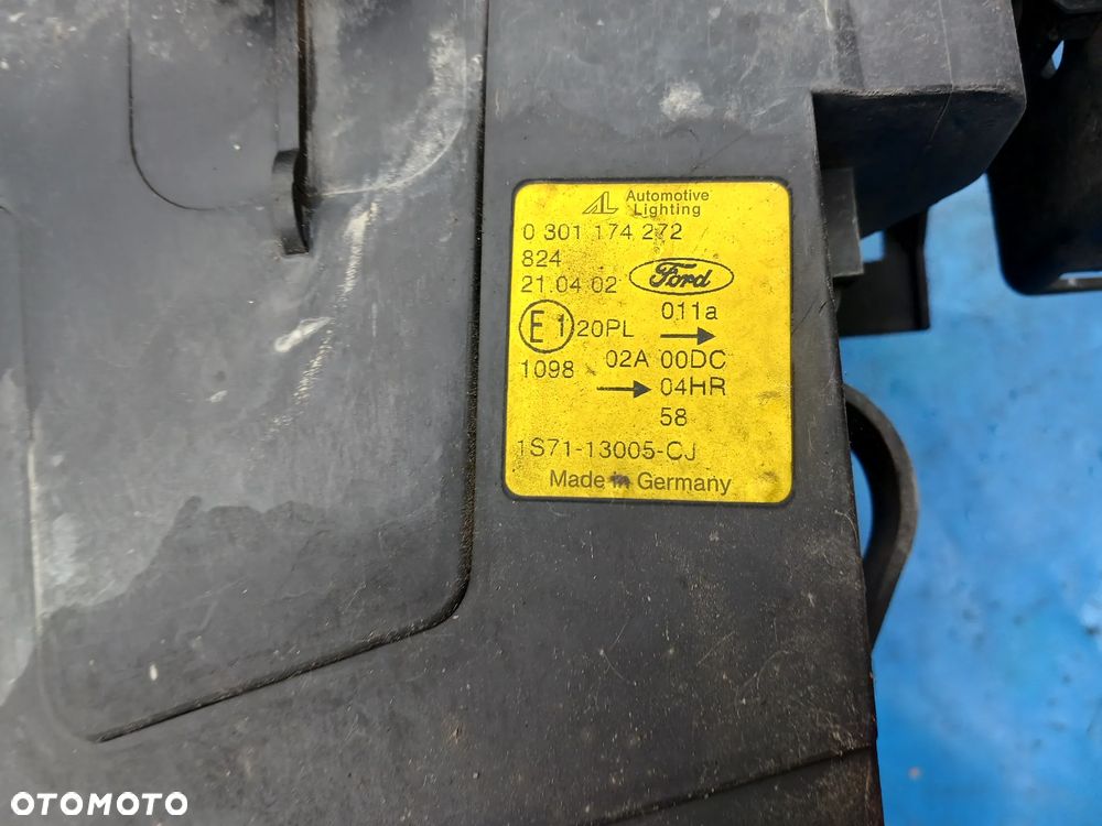 Lampa przód Ford Mondeo MK3 3 mk III REFLEKTOR XENON Kompletny przetwornica żarnik - 9