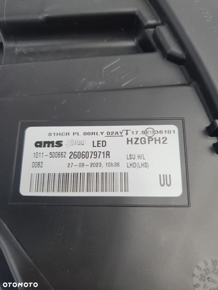 NOWY ORYGINAŁ PRAWA LAMPA FULL LED PER VISION RENAULT KOLEOS II 260607971R - 4