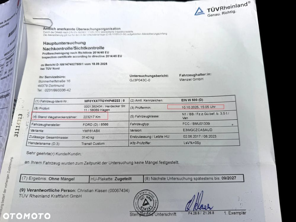 Ford TRANSIT CUSTOM - 32