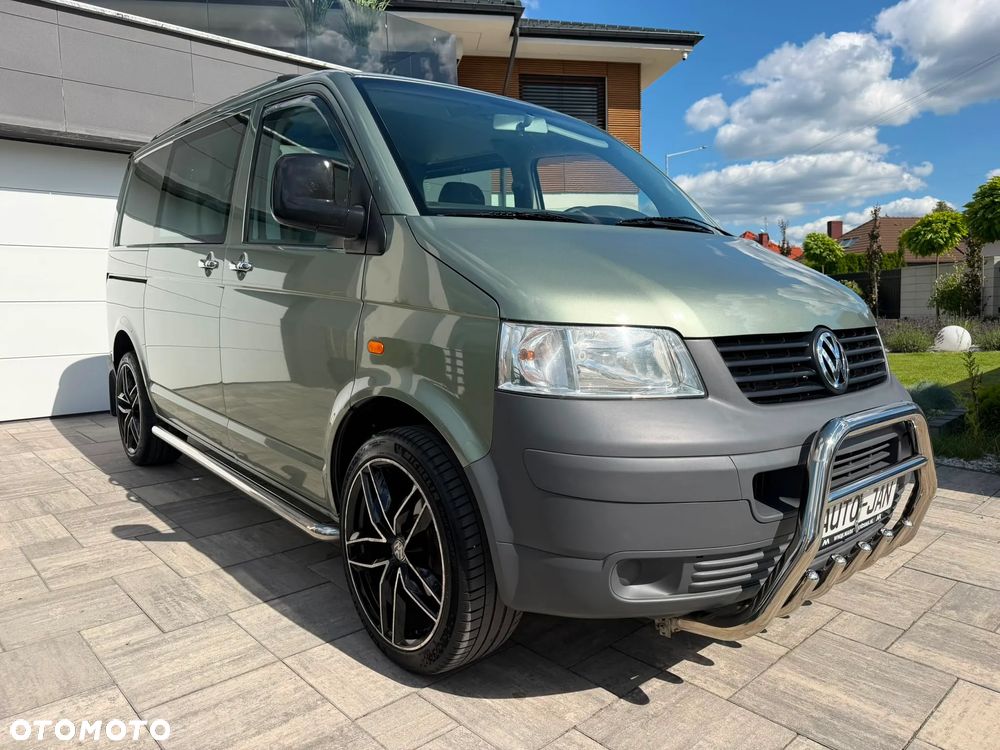 Volkswagen TRANSPORTER T5 1.9TDI Klima Elektryka Duża Navi Rury Brygadówka Dubel Kabina Klapa Hak - 4