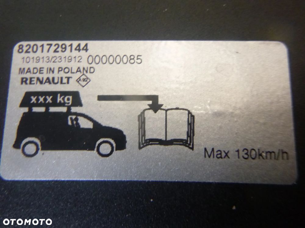 renault blacha osłona bagażnika platformy 8201729144 dacia dokker - 2