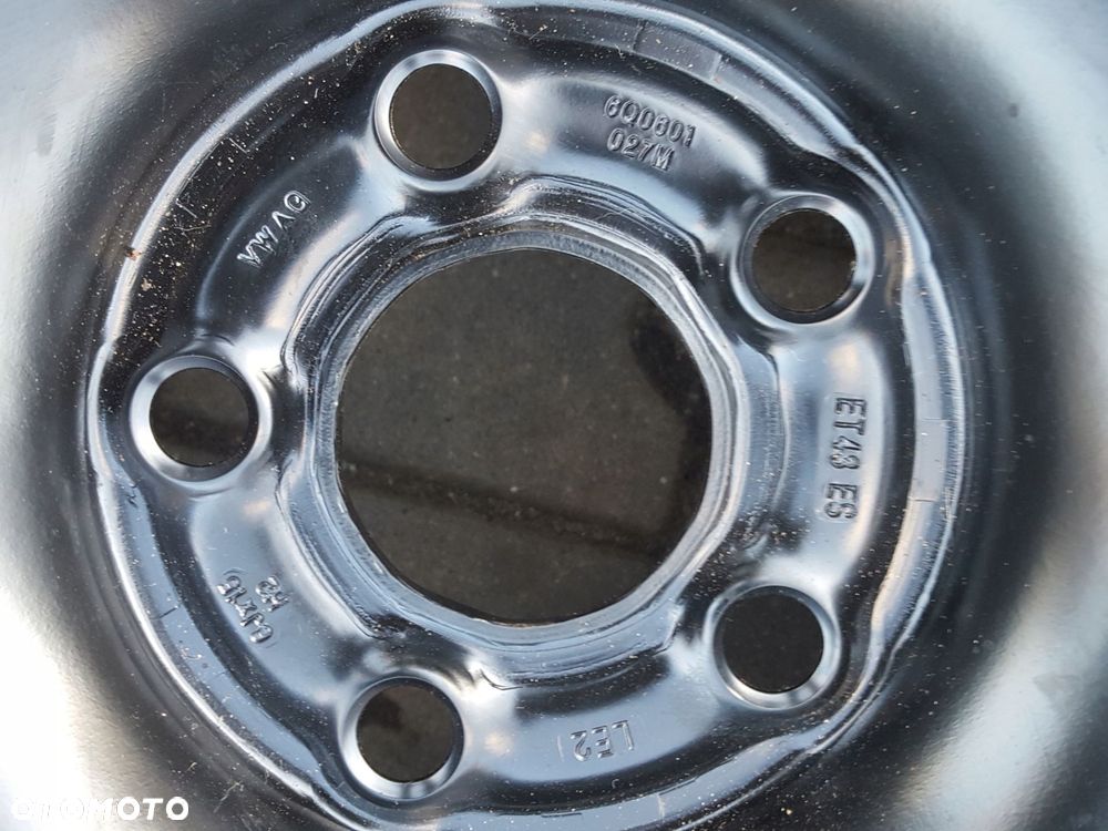 SEAT IBIZA IV 08r- VW POLO 6R FABIA II KOŁO ZAPASOWE 15 5X100 - 7