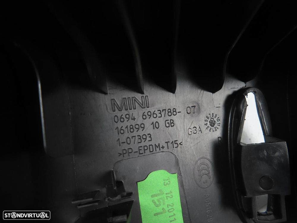 Guarnição do pilar B Direito/Superior Usado / Original MINI MINI CLUBMAN (R55) 5... - 4