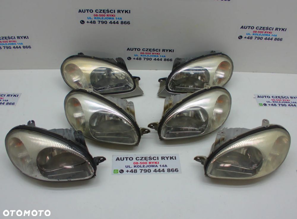 Daewoo Lanos Lampa Lampy przód lewa prawa strona EU - 1