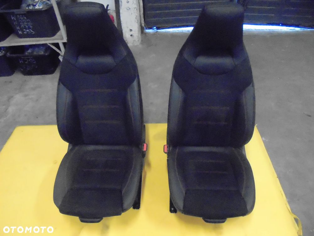 MERCEDES A KLASA W177 AMG FOTELE KANAPA BOCZKI SKORA ALCANTARA
