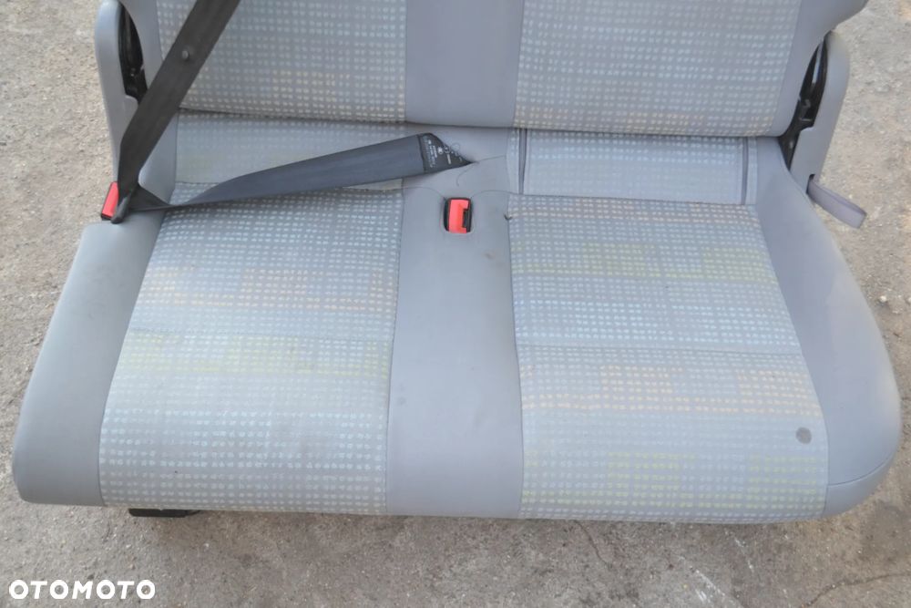 VW CADDY 04-15 FOTEL ŁAWKA PODWÓJNA TYŁ TYLNA II RZĄD POMORSKIE - 5