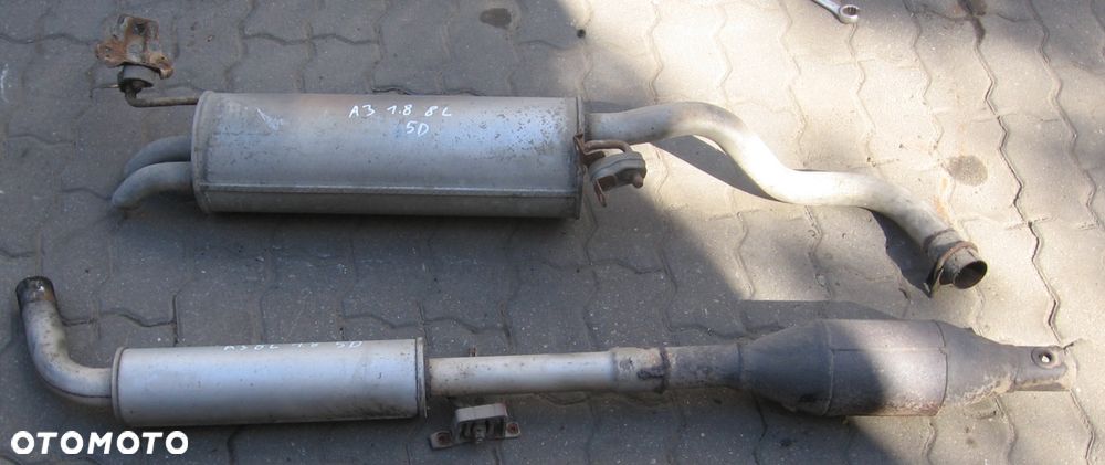 tłumik końcowy środkowy katalizator AUDI A3 8L 1.8 5 drzwi - 1