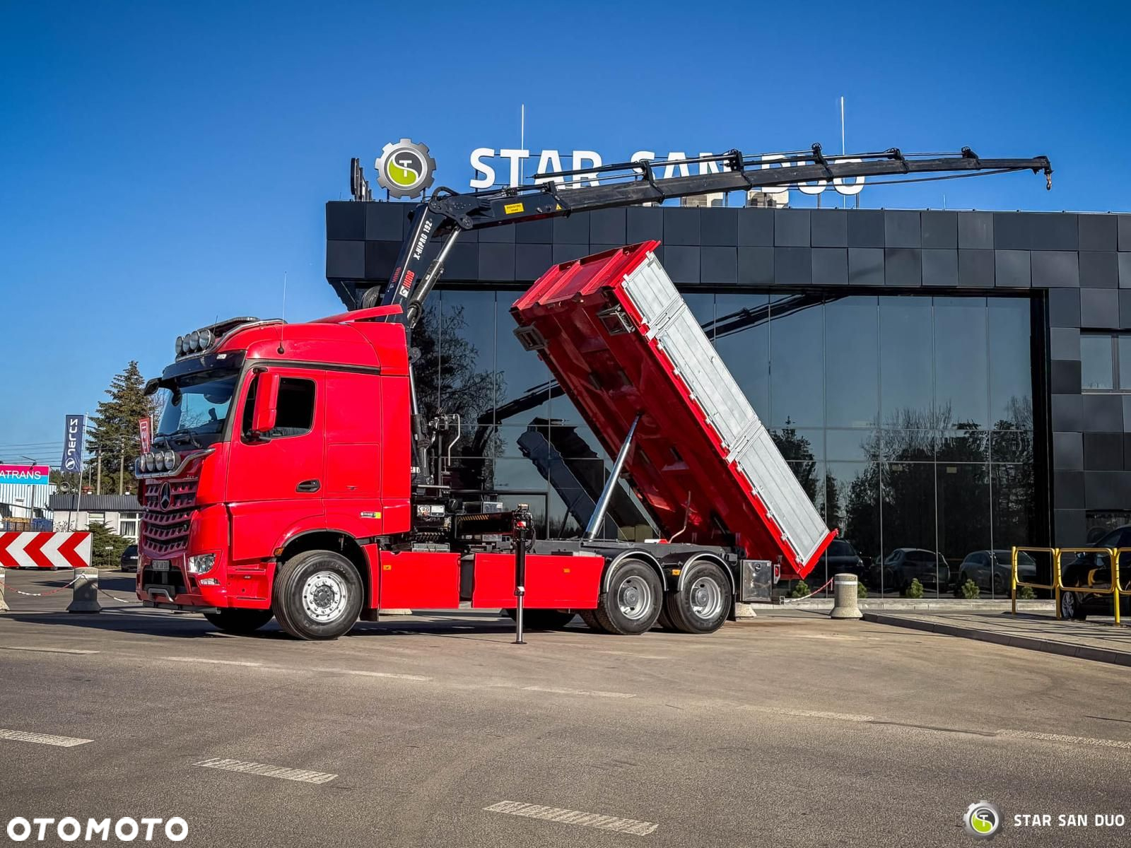 Mercedes-Benz AROCS 3358L 6x4 HIAB 192X-HIPRO E-6 Żuraw Wywrotka Euro 6 - 3