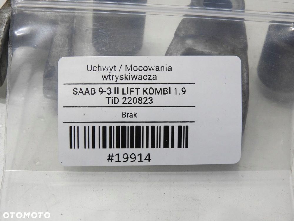 ŁAPKA MOCOWANIE WTRYSKU SAAB 9-3 II 1.9 TID - 8