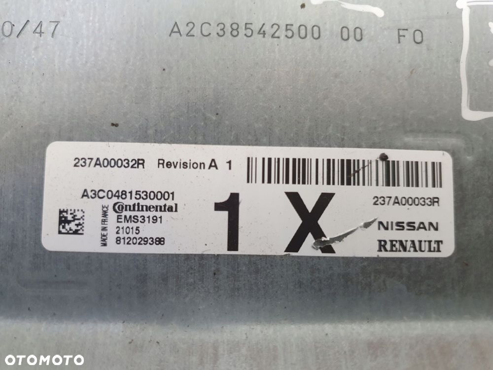 Renault Megane IV 1.6 STEROWNIK SILNIKA komputer 237A00032R - 14
