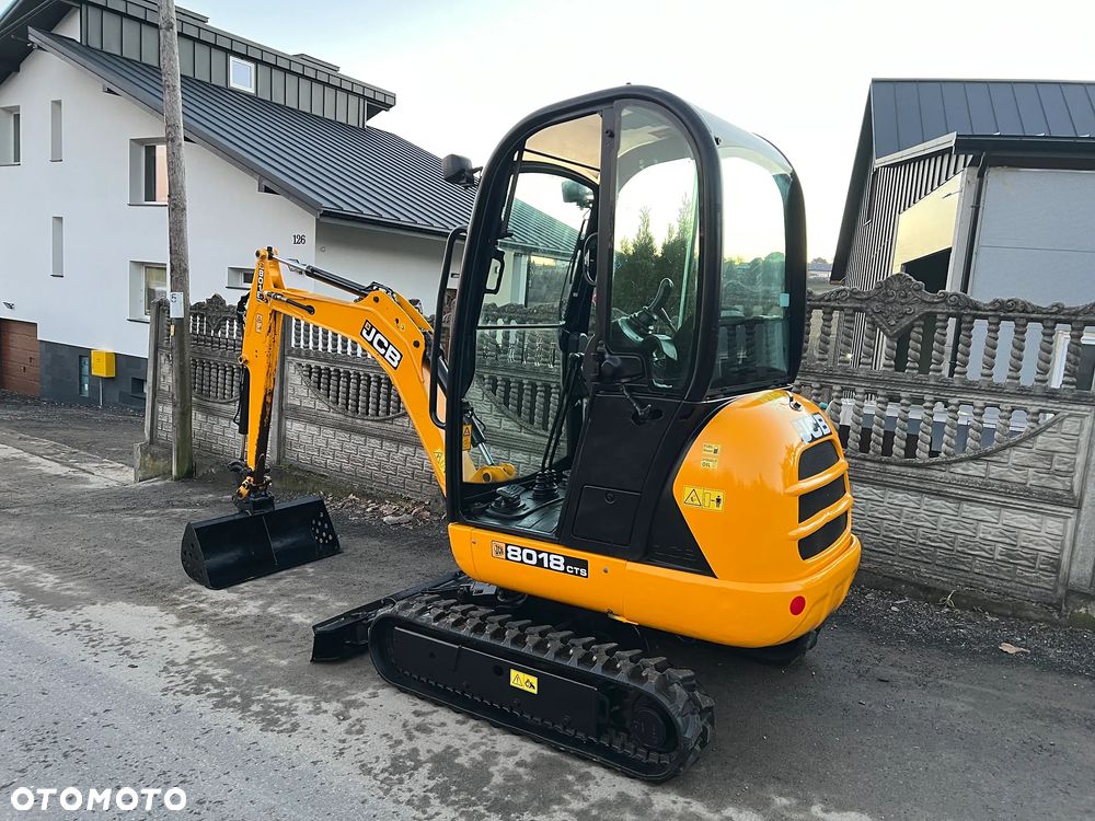 JCB 8018 CTS * Minikoparka JCB 8018 * 2 Tony * Rozsuwane Podwozie * Nowe Gąsienice * Stan IDEALNY * - 7