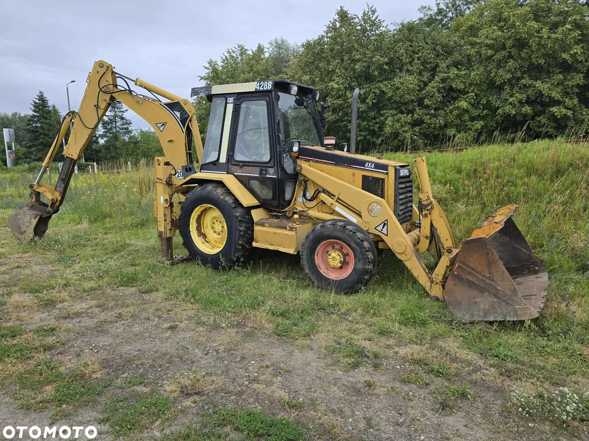 Caterpillar 428B 4x4 95KM SALON PL KROKODYL TELESKOP - 13