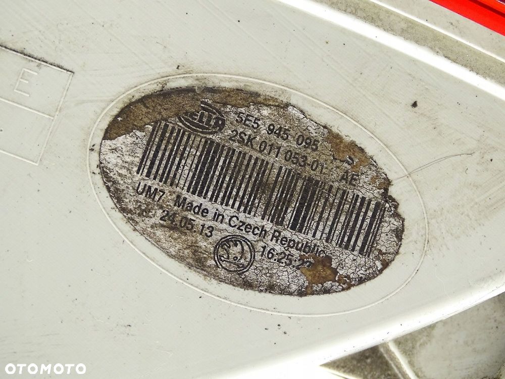LAMPA LEWY TYŁ LEWA TYLNA SKODA OCTAVIA III 5E LB 5E5945095 - 7