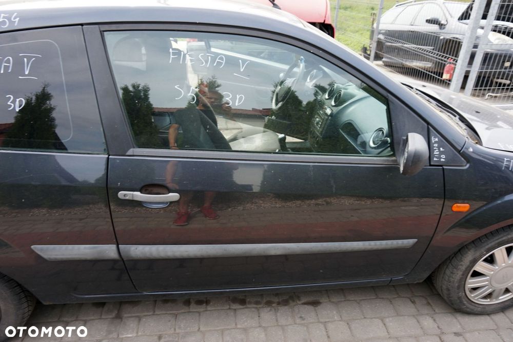 DRZWI PRZEDNIE PRAWE FIESTA V MK5 LIFT 3D HB S5  SZARY SEA GREY FORD 2005-2008 - 1