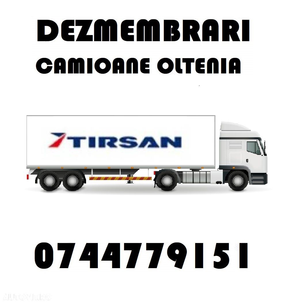 Piese Dezmembrari Semiremorca prelata  , bena ( basculabila ) TIRASN : axe , etrieri , butuci , supape , butuci , arcuri , structuri , cilindrii - 1