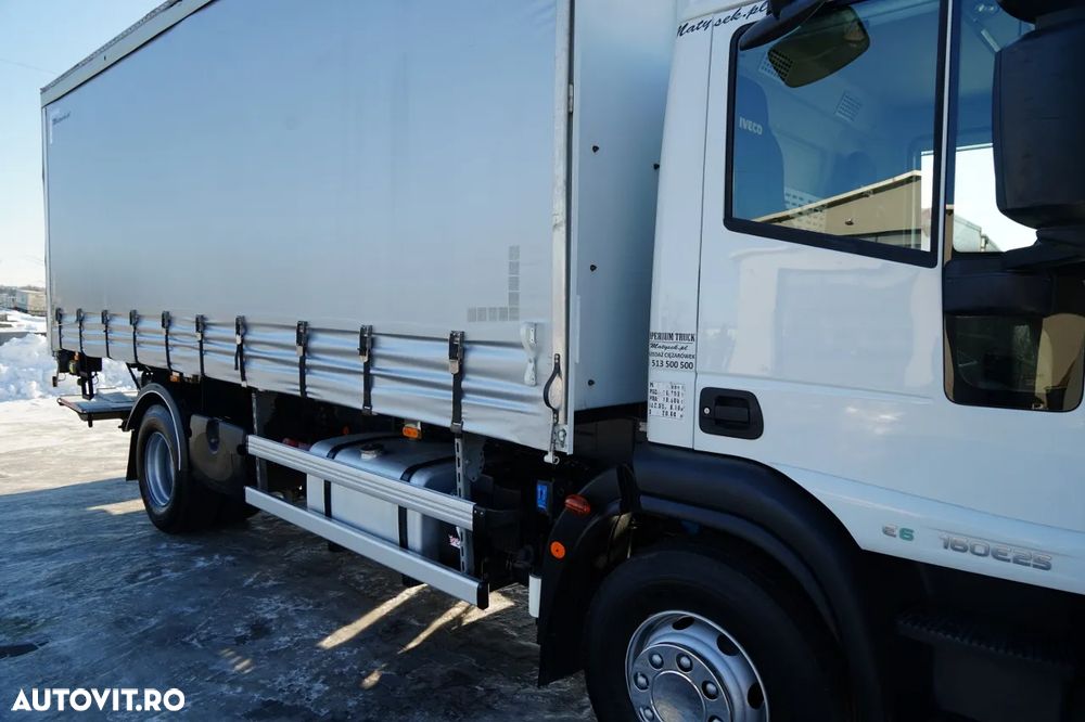 MAN EUROCARGO 160E25 E6 / CORTINĂ - 6 m / HAYON LATERAL / HAYON HIDRAULIC / AUTOMAT / - 16