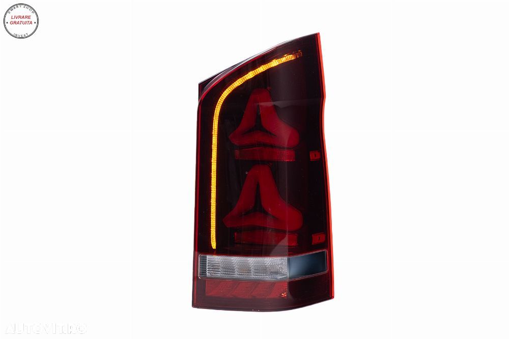 Stopuri LED Mercedes V-Class W447 (2014-2024) modelele cu o Usa Spate Semnal Dinam- livrare gratuita - 8