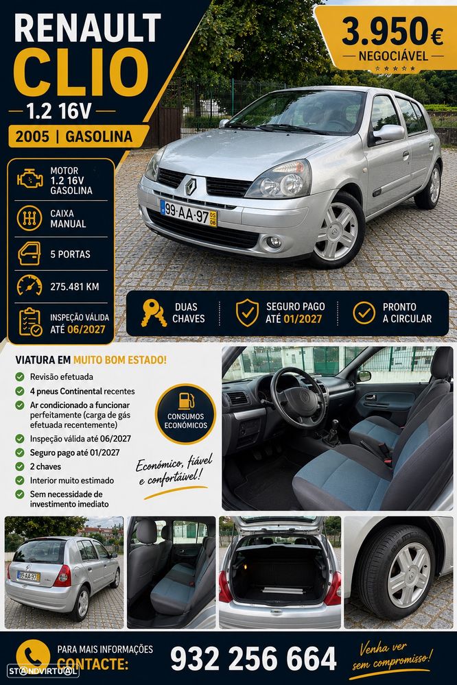 Renault Clio 1.2 16V S - 1