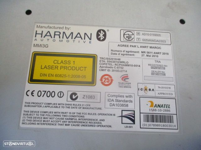 Radios 8R1035652A AUDI A5 2013 ORIGINAL - 6